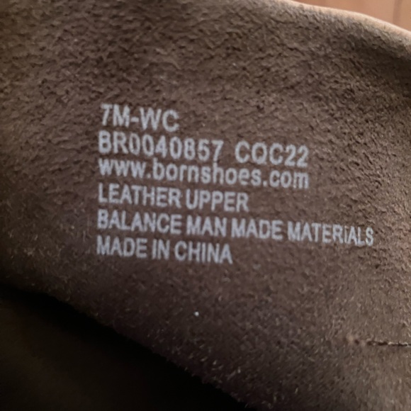 NWT Born Shaunie Extended Calf Boots in Cognac Sz 7. - Picture 11 of 12